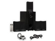 Theater Solutions TS511 Home Theater 5.1 Speaker System with Optical Input and 2 Extension Cables