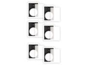 Theater Solutions 65WFG Frames and Grills for 6.5 Inch In Wall Speakers 3 Pair Pack
