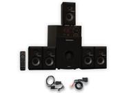 Theater Solutions TS514 Home 5.1 Speaker System with Bluetooth USB FM and Optical Input