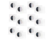Blue Octave LS52 In Wall or In Ceiling Speakers Home Theater 2 Way Square 6 Pair Pack