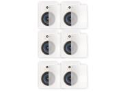 Blue Octave RW63 In Wall 6.5 Speakers Home Theater Surround Sound 3 Way 3 Pair Pack