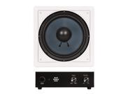 Blue Octave BDW10 In Wall 10 Passive Subwoofer Speaker and Amplifier Home Theater