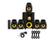 Theater Solutions TS522 Home 5.1 Speaker System with Bluetooth and 4 Extension Cables