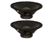 2 Goldwood Sound GW 1238 PA Pro 12 Woofers 30oz Magnets 240 Watts each Replacement Speakers