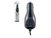Ventev Dual Output Car Charger w 30 Pin Cable for Apple iPhone 4 4S 3G 3GS Black DUOVPAMFIGVNV
