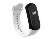 A16 Bluetooth 4.0 Smart Bracelet Heart Rate Monitor Sport Fitness Tracker Call Reminder for Android iOS White