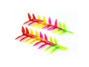 8 Pairs KINGKONG 5051 5x5.1 Inch 3 blade Rainbow Colorful Propellers CW CCW For Racing Quacopter colorful