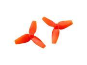 10 Pairs Kingkong 40mm 3 Blade Propeller for Racing Quacopter Red