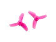 10 Pairs Kingkong 31mm 3 Blade Propeller For Tiny Whoop Eachine E010 JJRC H36 Blade Inductrix Pink