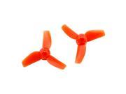 10 Pairs Kingkong 31mm 3 Blade Propeller For Tiny Whoop Eachine E010 JJRC H36 Blade Inductrix Red