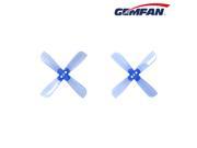 Gemfan 2035BN 2 X 3.5 4 Blade Propeller 1.5mm Mounting Hole CW CCW for Micro Racing Quacopter Blue
