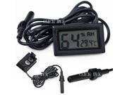 New Black LCD Digital Thermometer Hygrometer Humidity Temp Temperature Monitor