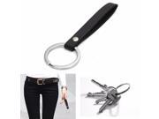 Fashion Men Women Leather Alloy Strap Car Keyring Keychain Key Chain Ring Key Fob