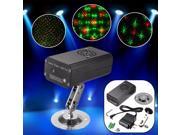 New Mini R G Auto Voice DJ Disco Xmas Christmas Party Club KTV Ball Pub LED Laser Stage Light Projector Lamp