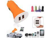 Universal 1A 2.1A Dual USB Port Car Charger Fast Charging Power Adapter 12V 24V