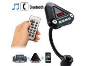 LED Car Wireless MP3 Player Bluetooth FM Transmitter USB TF AUX Handsfree Remote