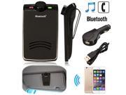 Multipoint Wireless Bluetooth 3.0 Handsfree Car Kit Mp3 Player Speaker Phone Sun Visor Clip