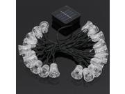 5M Solar Power 20 LED Light String Strip Party Wedding Tree Decor Lamp Home Outdoor Decoration