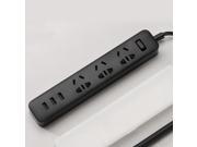 Original Xiaomi 3 USB Power Strip Portable Socket For Cellphone Tablet Camera Powerbank