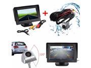 4.3? LCD Car Rear View Monitor CMOS Waterproof Night Vision Reverse Back up Camera
