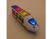 13 Electric 3D Bullet Train Toy LED Lightning Sound Child Kids BOY Music Bump