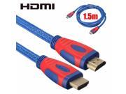 5ft 3D 1080P Male to Male HDMI Cable Connector V1.4 For BLURAY DVD PS3 HDTV XBOX LCD HD TV