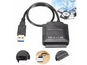 USB 3.0 to SATA 2.5 3.5 Hard Drive Converter Cable 12V Power Adapter 5Gbps
