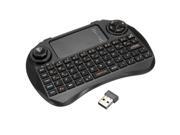 Wireless Keyboard For PC Android TV Box 2.4G Mini with Mouse Touchpad Handheld Black