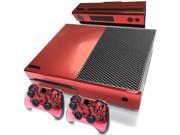 Vinyl Sticker Pattern Decals Skin for Xbox One Red Glossy