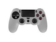 Silicone Soft Protect Case Shell Skin Cover for PS4 Dualshock 4 White