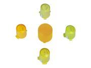 Custom ABXY Guide Button Set for XBox 360 Wired Wireless Controller Yellow