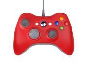 Wired USB Game Pad Controller for Microsoft Xbox 360 Slim Windows 7 Red