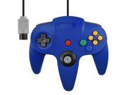 Full Size Wired Controller Game Pad for Nintendo N64 Blue