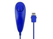 Wired Nunchuk Controller for Ninendo Wii U Remote Blue