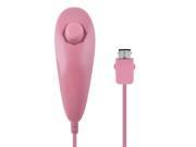 Wired Nunchuk Controller for Ninendo Wii U Remote Light Pink