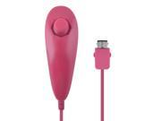 Wired Nunchuk Controller for Ninendo Wii U Remote Rose Pink