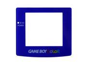 Replacement Clear Screen Plastic for Nintendo GameBoy Color Blue
