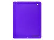 Premium Soft Silicone Cover Protector Case for iPad 2 Violet