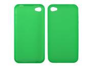 TPU Protect Case Cover Shell for iPhone 4 Green