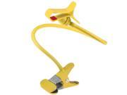 Flexible Car Bed Desk Holder Clip Mount for Smart Mobile Cell Phone Yellow