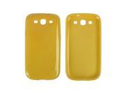 Samsung i9300 Galaxy S3 III Protective Soft Silicon Skin Case Cover Yellow