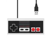 USB NES Classic Controller for Windows PC and Mac Classic Style White