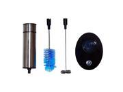 Stainless Steel Electric Battery Powered Handheld Milk Frother Wand with Stand