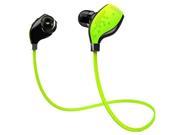 ZONOKI S1 1 with 2 Wireless Business Sports Stereo Bluetooth Earplugs Headset with NFC Voice Reminder CVC Voice Reduction Battery Indicator Green