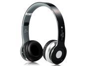 S450 Foldable On ear Wireless Stereo Bluetooth Headphones Headset Supports MP3 FM TF Card Reader Black