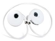 SX 983 V4.0 Bluetooth Stereo Wireless Handsfree Headset Headphones with Voice Promption White