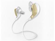 S102 Fashionable 1 with 2 Sports Bluetooth v4.1 Stereo In ear Headset White