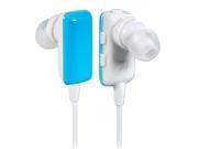 S301 Stereo In Ear Bluetooth Music Headphone for Samsung HTC Other Phones with Bluetooth Blue