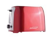 Brentwood 2 slice Cool Touch Toaster red Stainless Steel