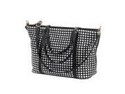 Breezy Couture Checkered Tote Bag
